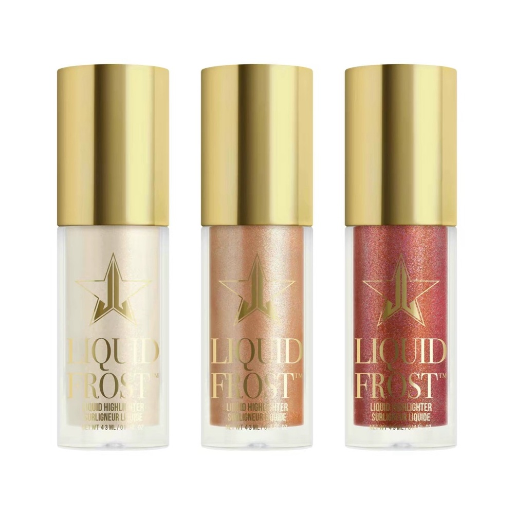 Jeffree Star🌟 Gold Liquid Frost Highlighter Bundle (Set of 3)